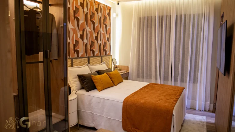 Suíte master apartamento 62m² Soul of Madalena Vila Madalena São Paulo