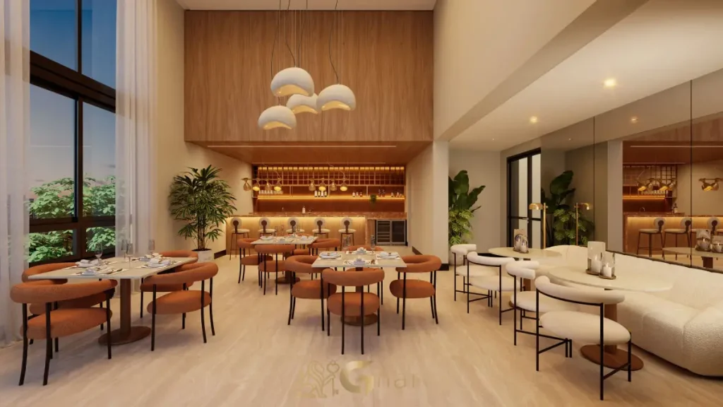 Salão de festas condomínio Soul of Madalena Vila Madalena São Paulo