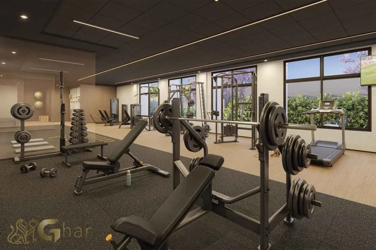 Academia fitness equipada no SP_360° Smart Living by Eztec Moema em São Paulo