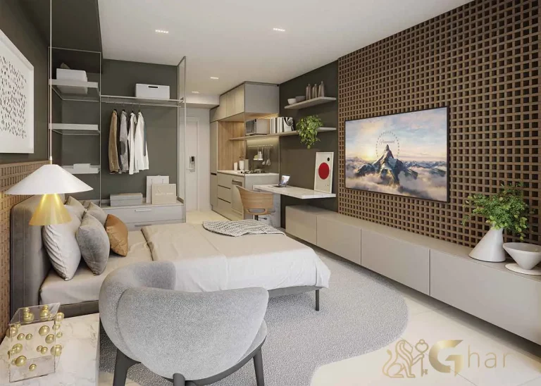 Studio decorado de 28 m² no SP_360° Smart Living by Eztec Moema