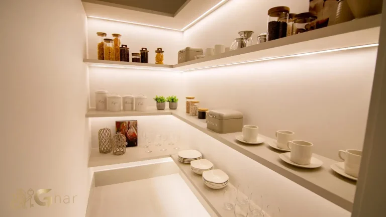 Despensa no apartamento decorado do Splend Moema