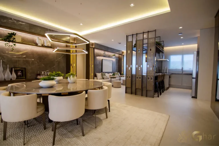 Sala de jantar integrada no Splend Moema