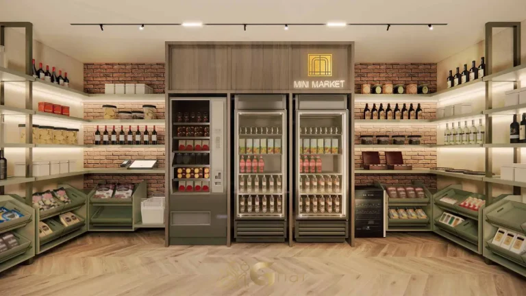 Mini mercado no térreo do Splend Moema