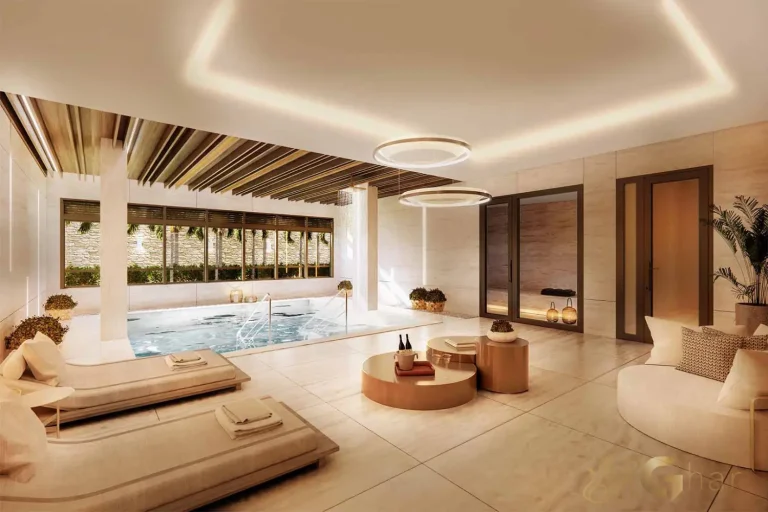 Área de spa e bem-estar no Splend Moema