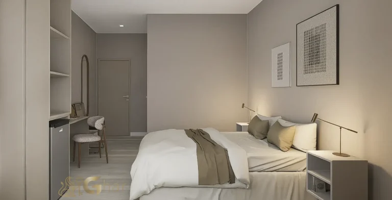 Suíte de hóspedes no Stay Moema by Helbor