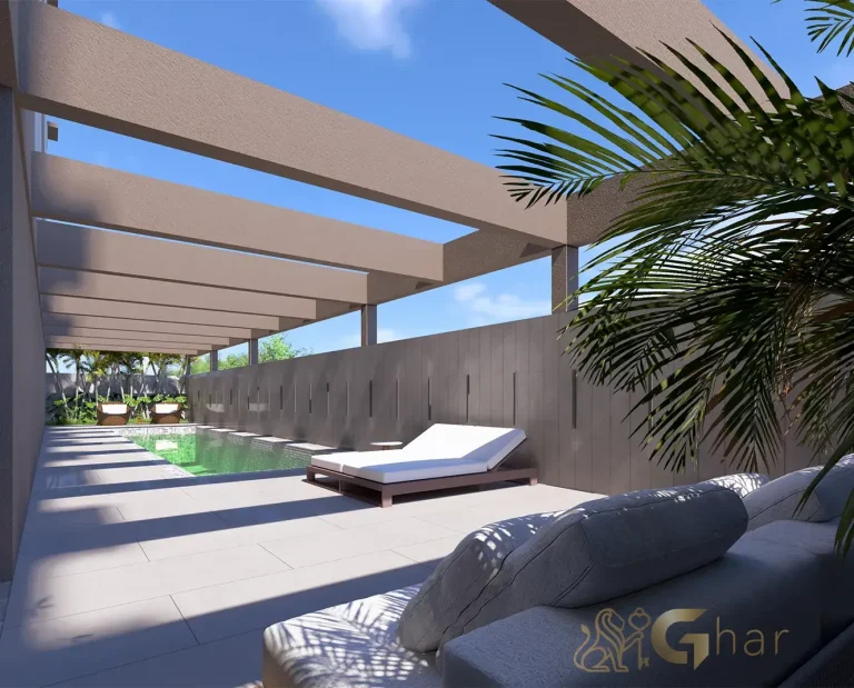 Solarium com vista no Stay Moema by Helbor