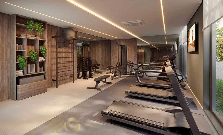 Academia fitness no condomínio Studios Berrini Brooklin São Paulo