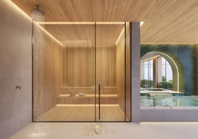 Sauna seca spa com ducha Taj Residences Ibirapuera São Paulo