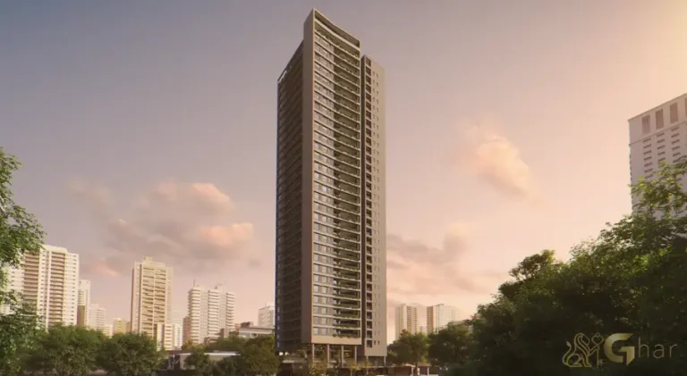 Fachada do condomínio Tess Brooklin em São Paulo