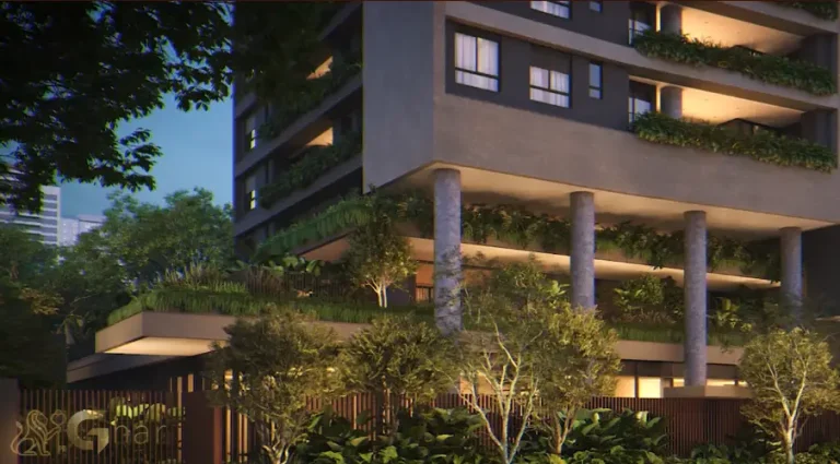 Fachada do Tess Brooklin com vista para a rua em São Paulo