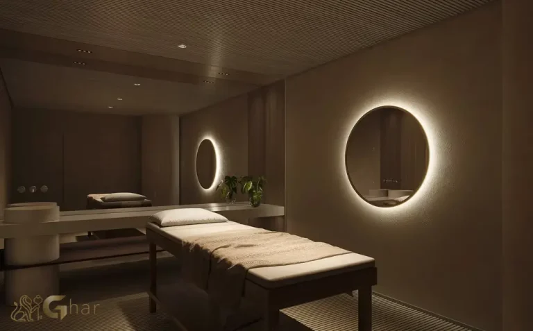 Sala de massagem no Tess Brooklin condomínio em São Paulo