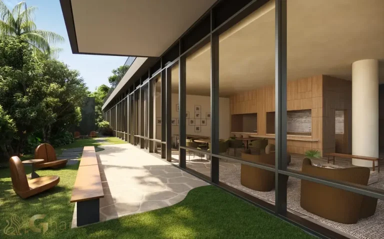 Salão de festas no condomínio Tess Brooklin em São Paulo