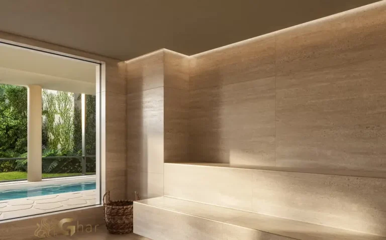 Sauna úmida no Tess Brooklin condomínio de alto padrão em São Paulo