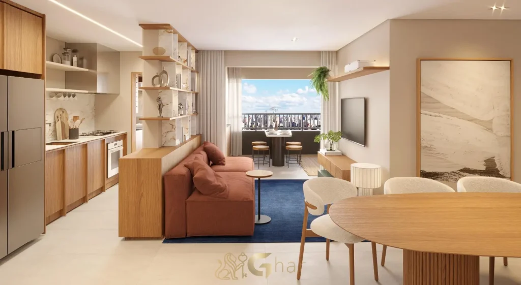 Apartamento decorado 97m² com 3 suítes no The Gardens Eleya Tatuapé São Paulo