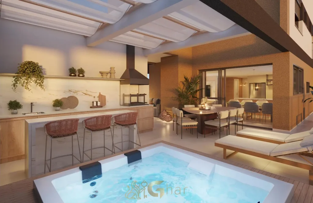 Cobertura duplex 210m² decorada no The Gardens Eleya Tatuapé São Paulo