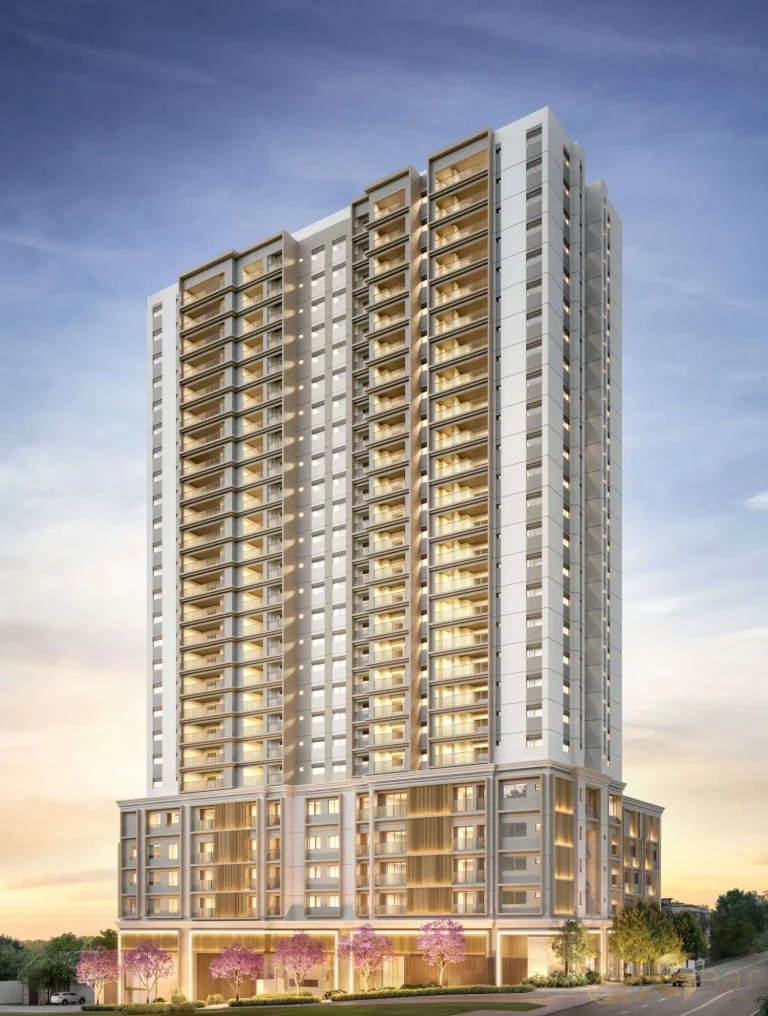 Fachada do The Residence Brooklin by Living em São Paulo