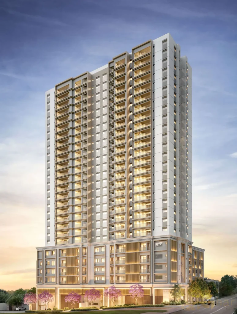 Fachada do The Residence Brooklin by Living em São Paulo