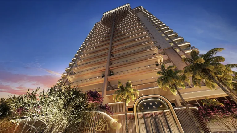 Fachada elegante do The View Ibirapuera em São Paulo