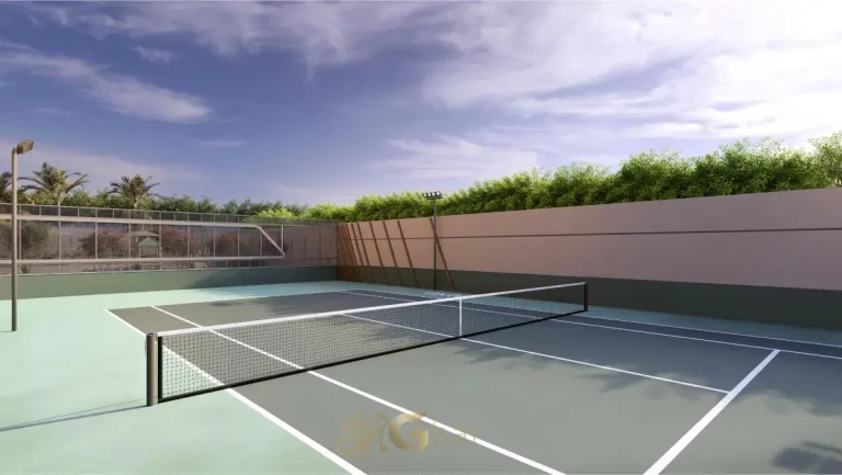 Quadra de tênis no The View Ibirapuera