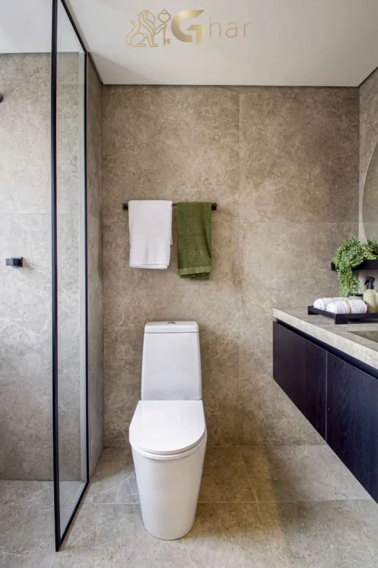 Banheiro suíte 3 apartamento 177m² Unik Residence Nova Klabin