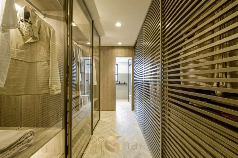 Closet suíte master apartamento 177m² Unik Residence Nova Klabin