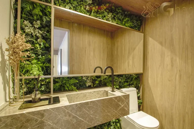 Apartamento decorado lavabo 177m² Unik Residence São Paulo