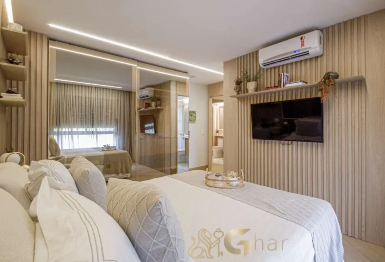 Suíte casal apartamento 144m² Unik Residence Nova Klabin São Paulo