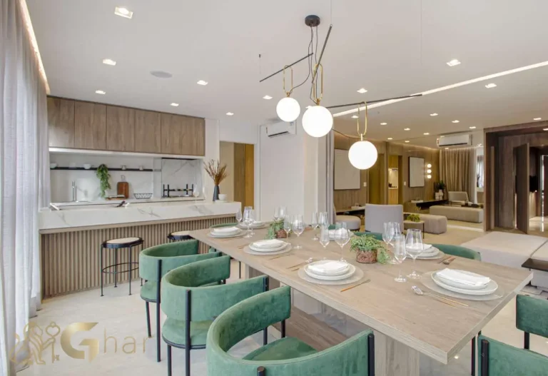 Apartamento decorado 177m² sala com varanda integrada Unik Residence