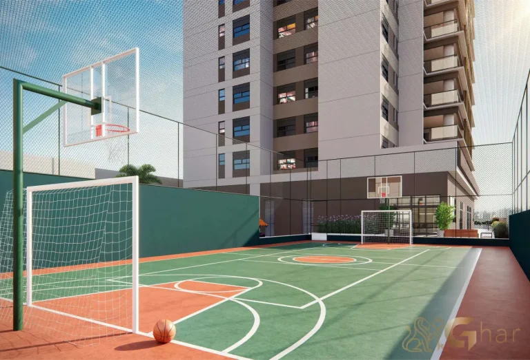 Quadra recreativa Unik Residence Nova Klabin São Paulo