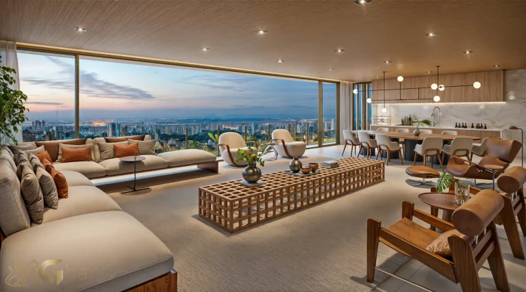 Living apartamento 370 m² Vista Parque Ibirapuera Moema São Paulo