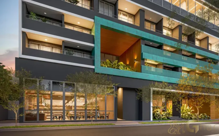 Fachada portaria do Voga Flórida Brooklin São Paulo