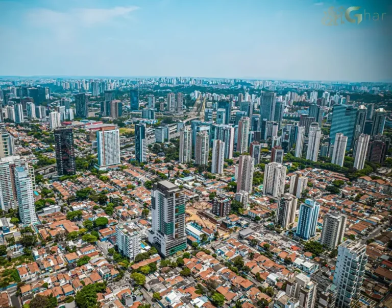 Vista aérea drone do Voga Flórida Brooklin São Paulo