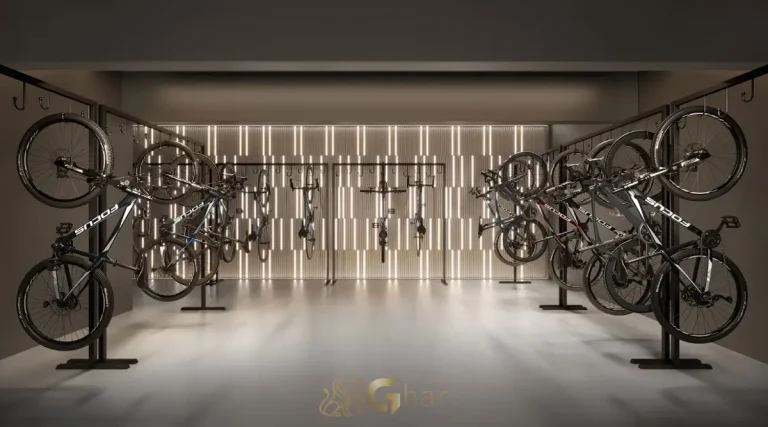 Bicicletário no 1º subsolo Vogel Moema