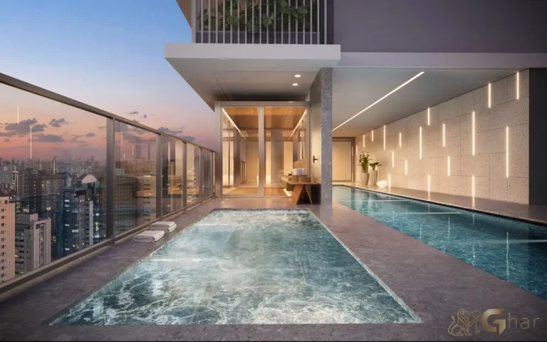 Spa com hidromassagem no 17º pavimento Vogel Moema