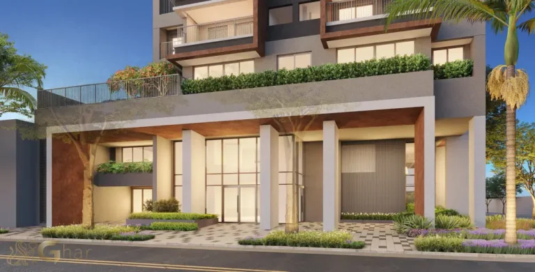 Fachada com portaria segura do condomínio VP Moema