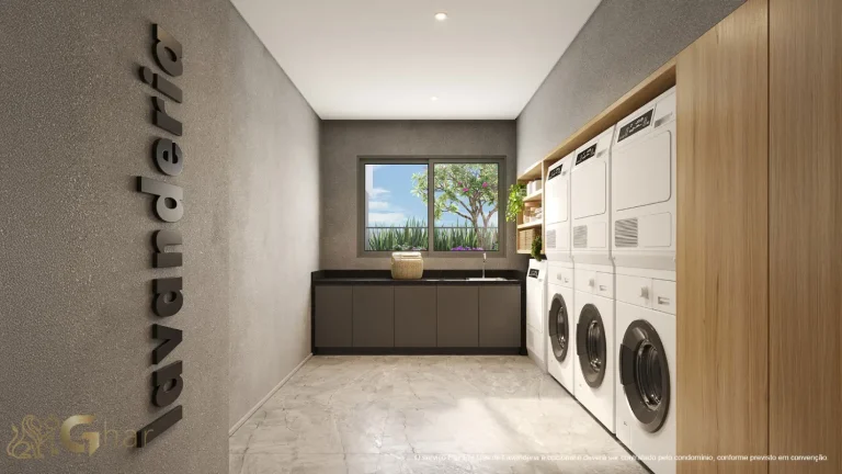 Lavanderia compartilhada no VP Moema