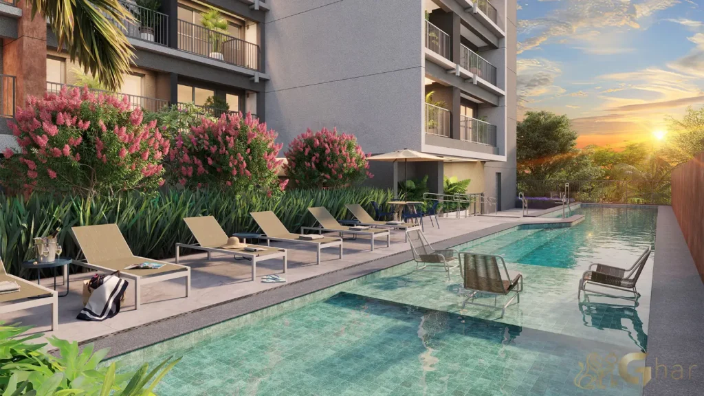 Piscina do condomínio VP Moema