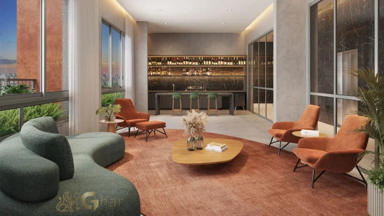 Sky bar com vista panorâmica no VP Moema