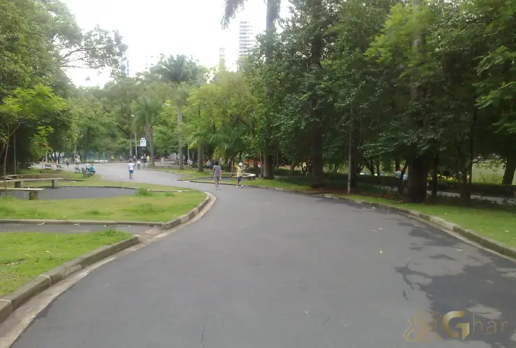 Áreas verdes do Parque da Aclimação no bairro Aclimação SP