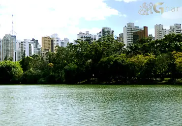 Vista panorâmica do Parque da Aclimação no bairro Aclimação SP