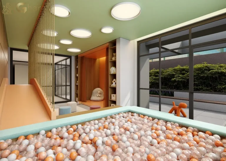 Brinquedoteca moderna do Aire Alto de Pinheiros, São Paulo