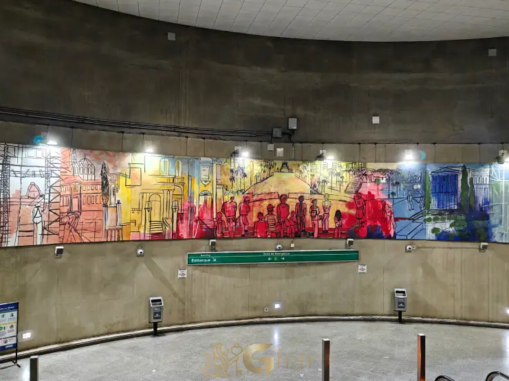 Estação do Metrô Linha Verde em SP