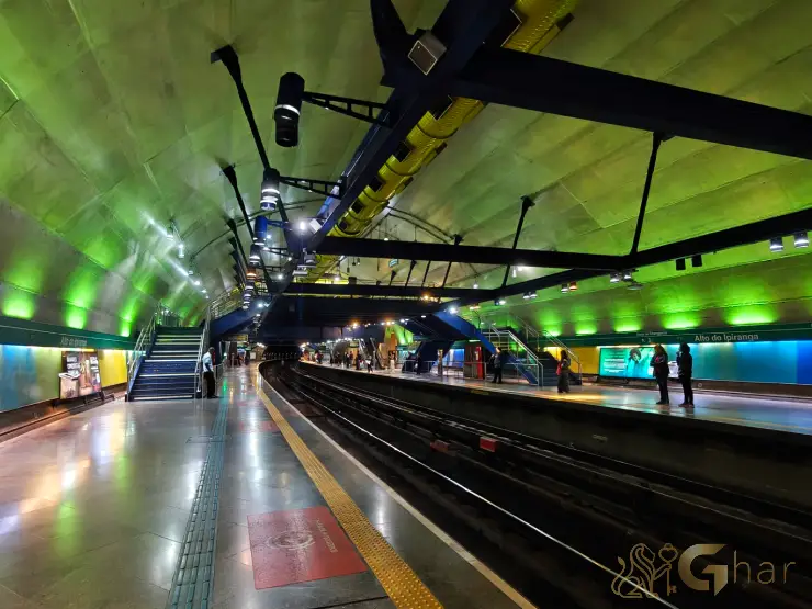 Metrô Alto do Ipiranga na Zona Sul de São Paulo