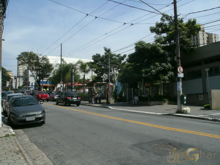 Rua arborizada no bairro Alto do Ipiranga em São Paulo
