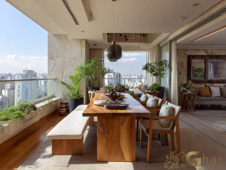 Apartamento em Alto de Pinheiros com varanda gourmet e vista para o verde