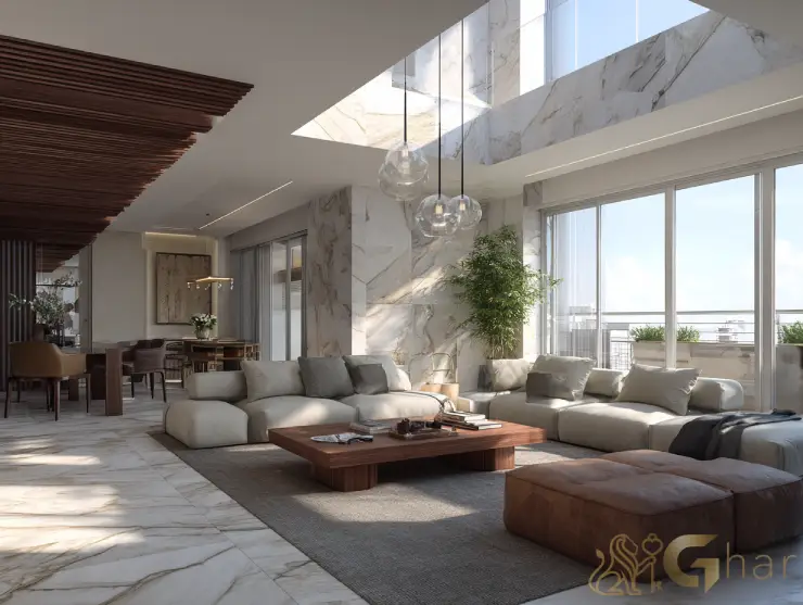 Apartamento duplex na Chácara Klabin com sala de estar e jantar integradas