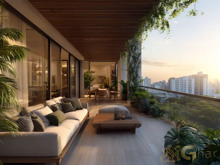 Apartamento na Mooca com varanda gourmet e churrasqueira integrada