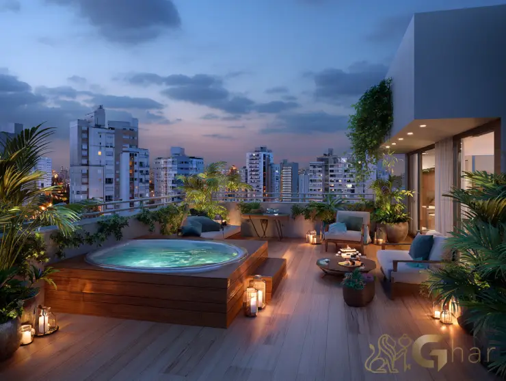 Cobertura no Tatuapé com área externa e hidromassagem