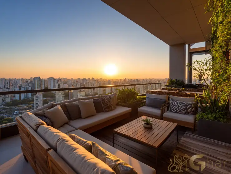 Apartamento na Vila Mariana com varanda ampla e vista panorâmica de São Paulo