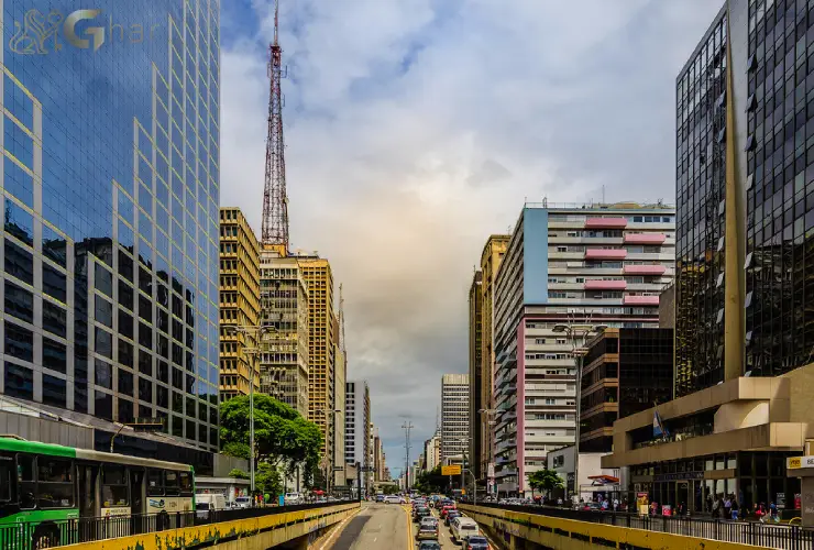 Avenida Paulista no bairro Cerqueira César Centro de São Paulo